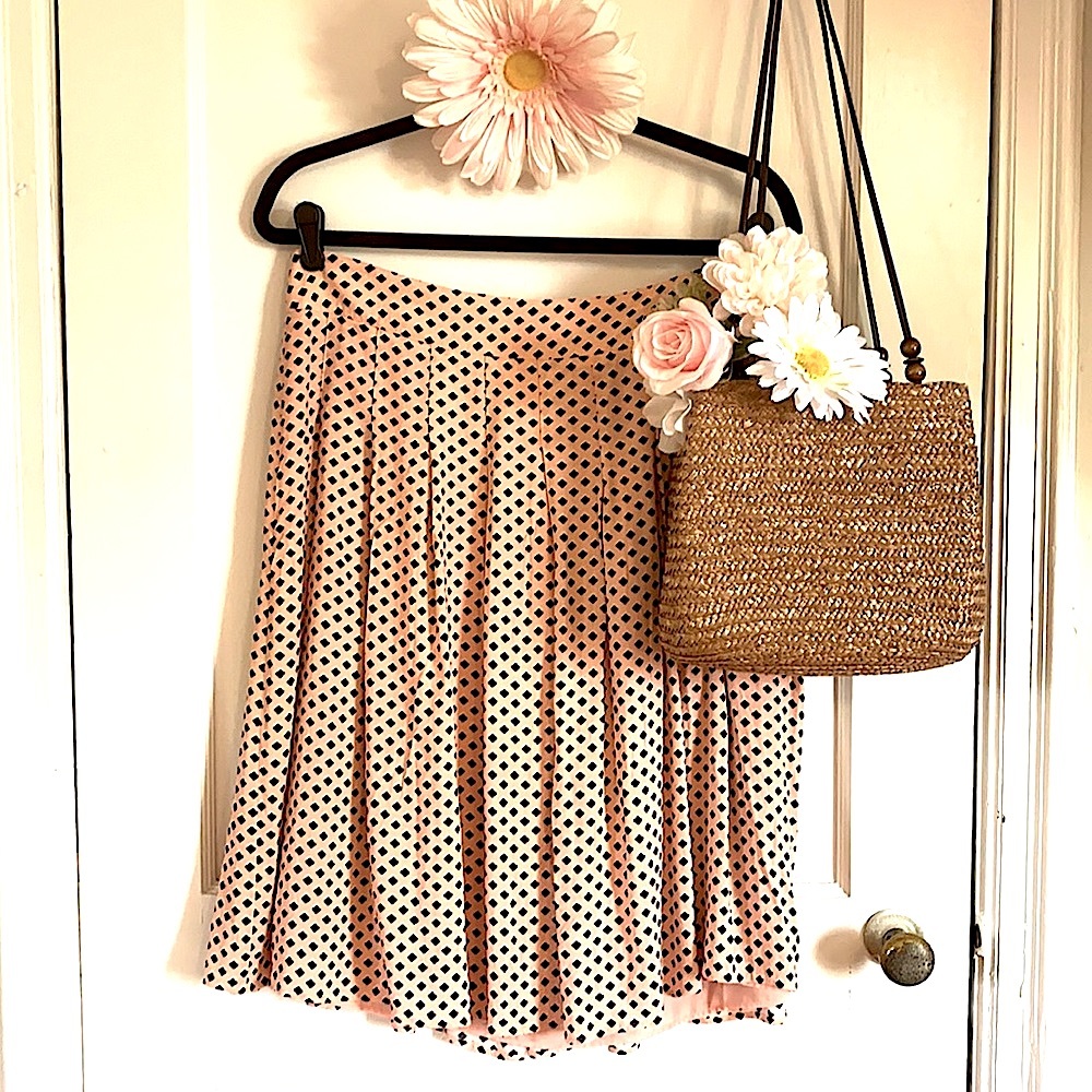 Talbots US size 8 midi graphic tennis skirt